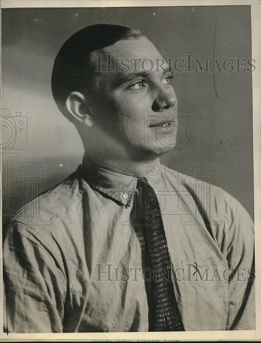 1923 Press Photo Navy Yeoman Clarence Hicks, charged with murdering Rabbi Alfred - Historic Images