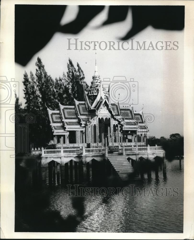1971 Press Photo Thai Summer Palace Located Outside Bangkok - Historic Images