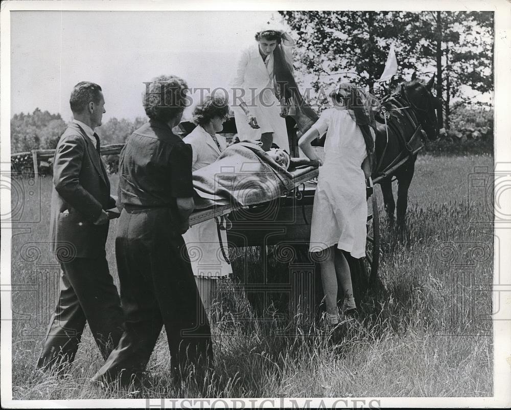 1942 Press Photo Volunteer Motors Corps of Medfield Branch of Boston Red Cross - Historic Images