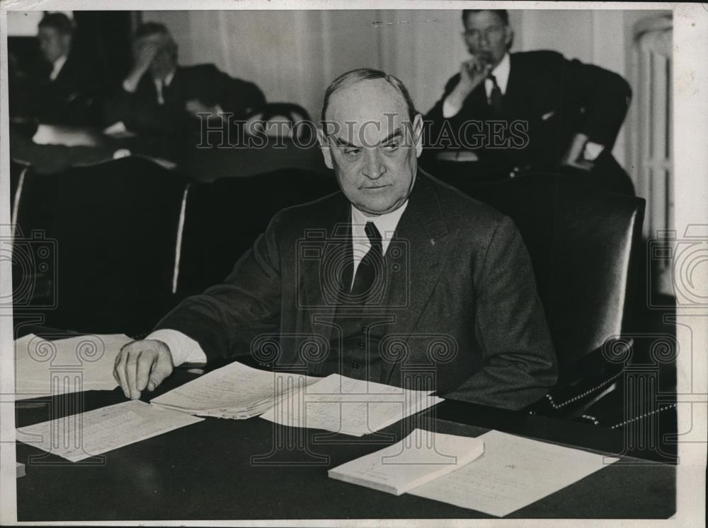 1933 Press Photo D.F. Houston, Sec of Treasury for Pres. Wilson - Historic Images