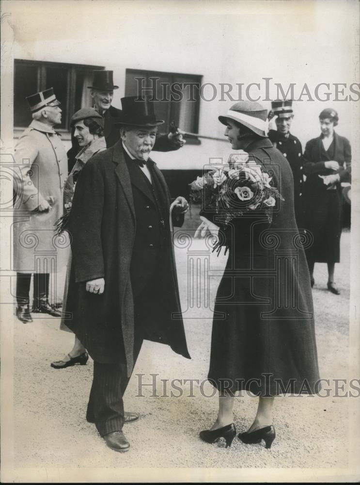 1933 Press Photo Sweden&#39;s Princess Ingrid &amp; Knut Tengdahl, alderman - Historic Images