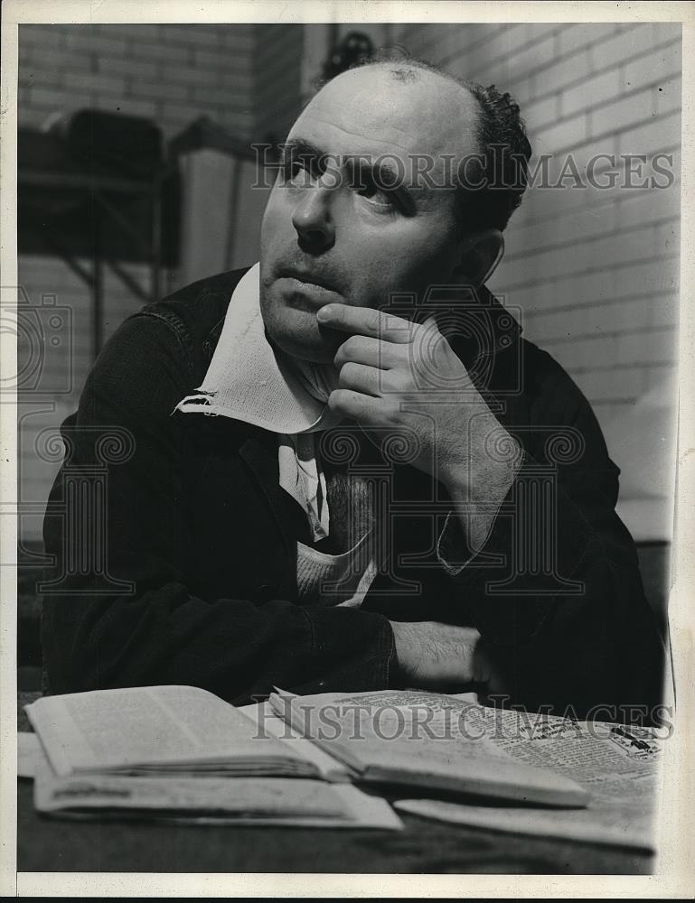 1938 Press Photo Theodore Henry Hesselbein, anti Nazi author - Historic Images