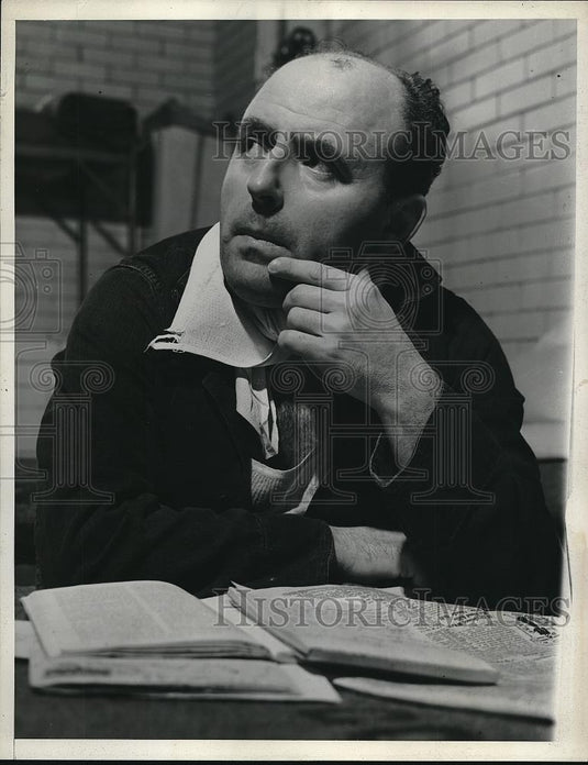 1938 Press Photo Theodore Henry Hesselbein, anti Nazi author - Historic Images