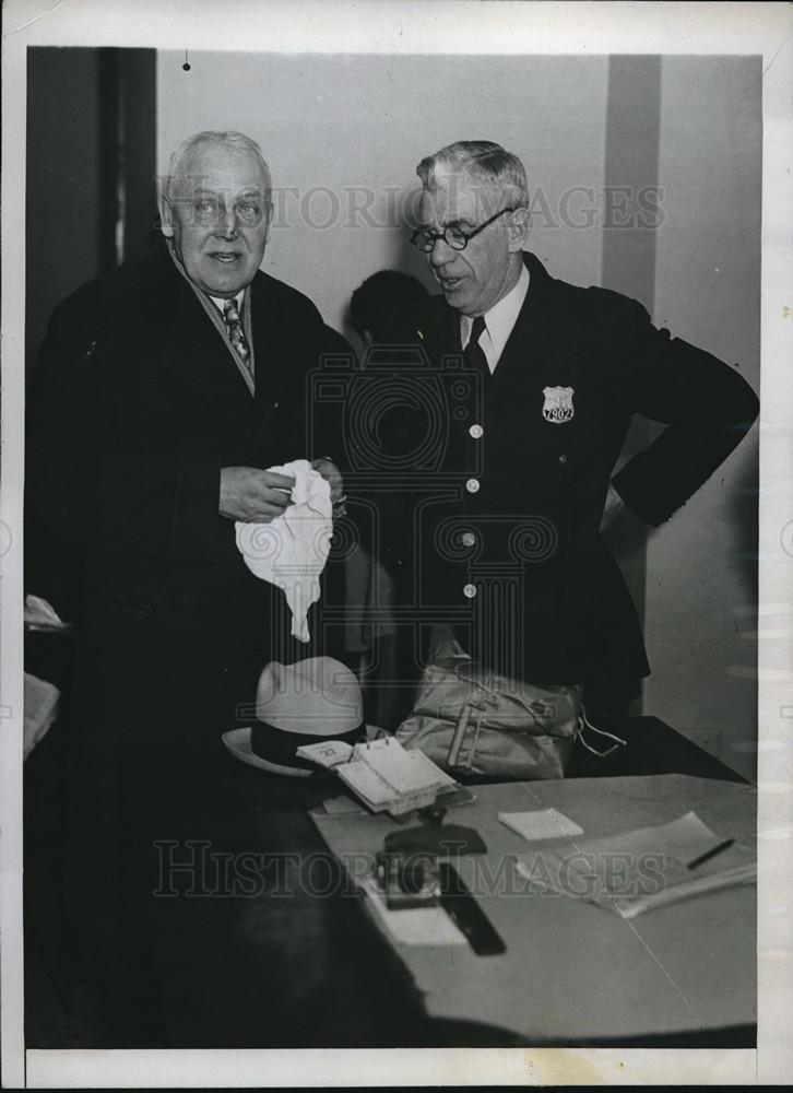 1934 Press Photo Frank V. Kelly Democratic District Leader & William B. Elliott - Historic Images