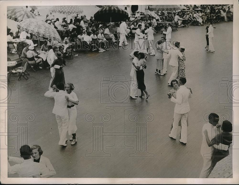 1936 Press Photo Cavalier Beach Club United States Naval Academy - neb74054 - Historic Images