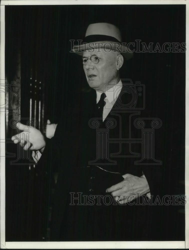 1936 Press Photo William Green President American Federation of Labor in Miami - Historic Images