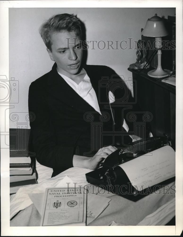 1942 Press Photo NYC, Peter Marsh Stanford student of Lincoln HS - neb97226 - Historic Images