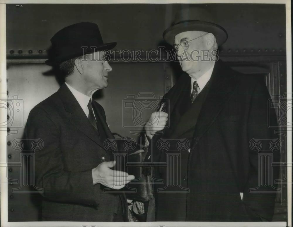 1938 Press Photo Irish Minister to US Robert Brennan & Martin Congoy - nec02474 - Historic Images
