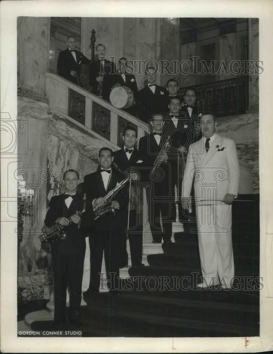 1944 Press Photo Bert Unger and His Orchestra - neb99392 - Historic Images