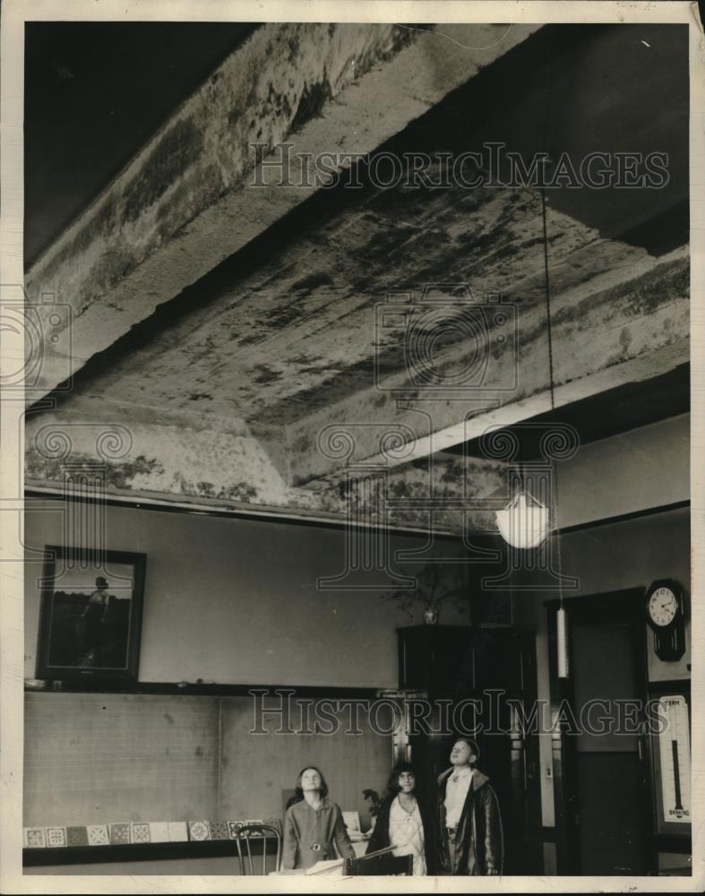 1931 Press Photo Denison School Aurelia Sgukalski, Arax Arslanian &amp; Walter Purey - Historic Images