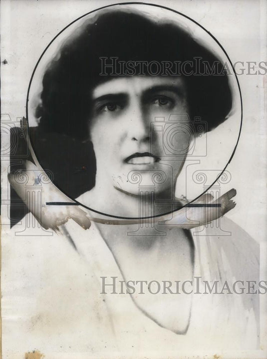 1932 Press Photo Mrs Alford Budde Formerly Countess Madeline De Colent D'Hurat - Historic Images