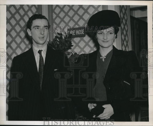 1938 Press Photo Mrs Anthony Eden & Brother Sir Martyn Beckett - Historic Images