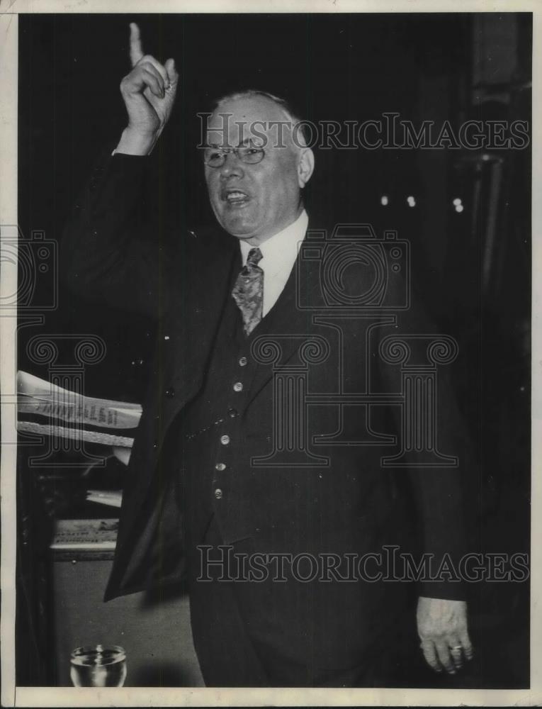 1933 Press Photo William Green at Annual American Federation of Labor Convention - Historic Images