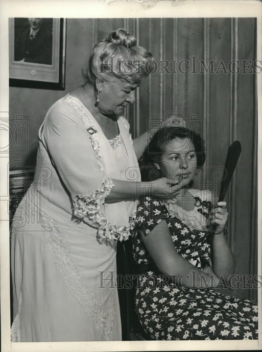 1931 Press Photo NYC. Ernestine Schumann-Heinke & granddaughter Zelda - Historic Images