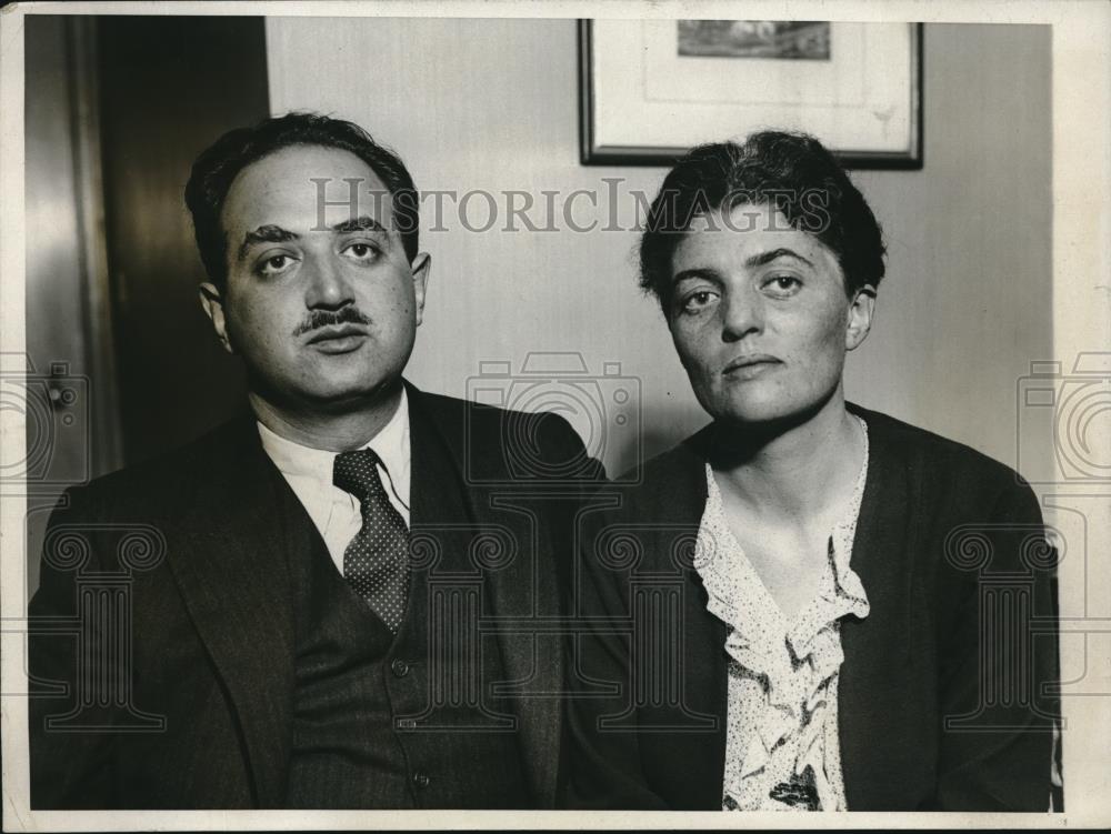 1931 Press Photo Mr. and mrs Charles Malamouth Joan London - nec03452 - Historic Images
