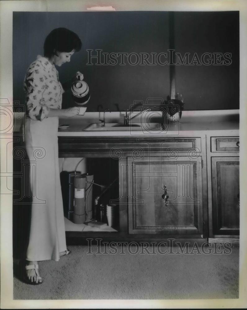 1975 Press Photo Kitchen Design - Historic Images