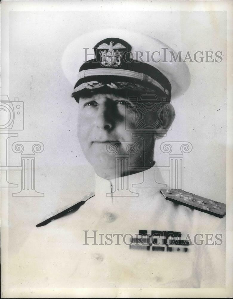 1941 Press Photo Admiral Claude C. Bloch Commander of US Fleet - Historic Images