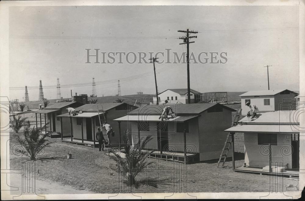 1932 Press Photo Olympic Village - Historic Images