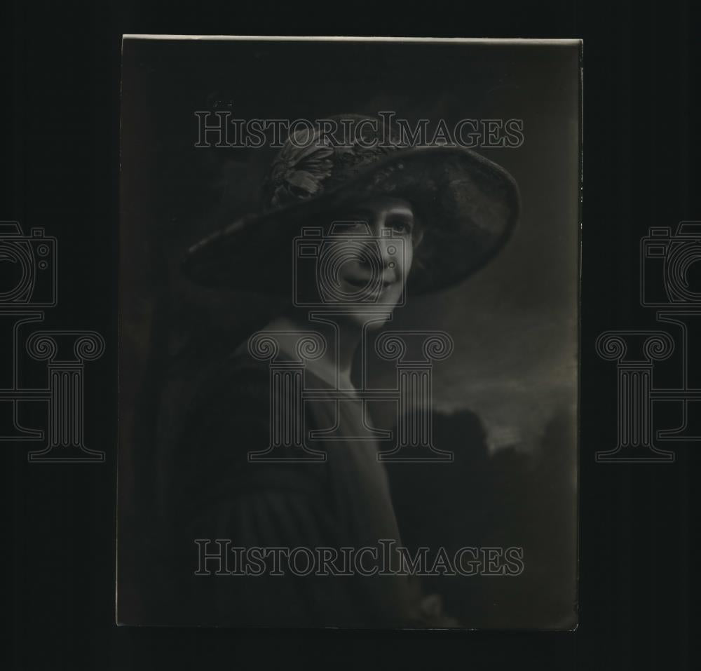 1923 Press Photo Portrait of Ms Annie Parker Miner - Historic Images