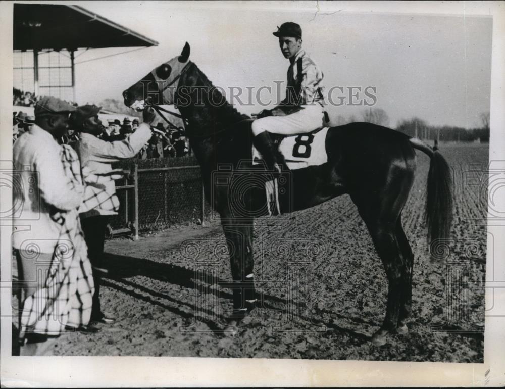 1934 Press Photo Greentree Stable Candidate, Kentucky Derby, Soon Over, New York - Historic Images