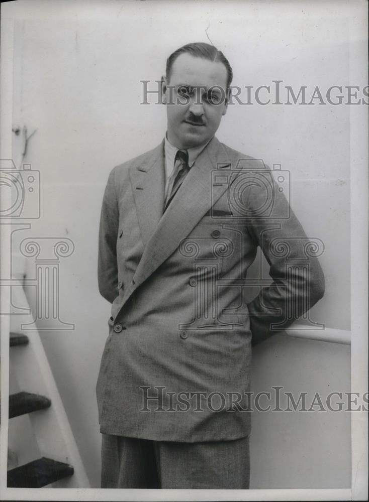 1934 Press Photo London Producer Charles Cochrane - nec06633 - Historic Images