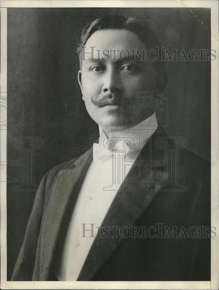 1927 Press Photo Candido Aguilar, son in law of executed Mexican Carranza - Historic Images