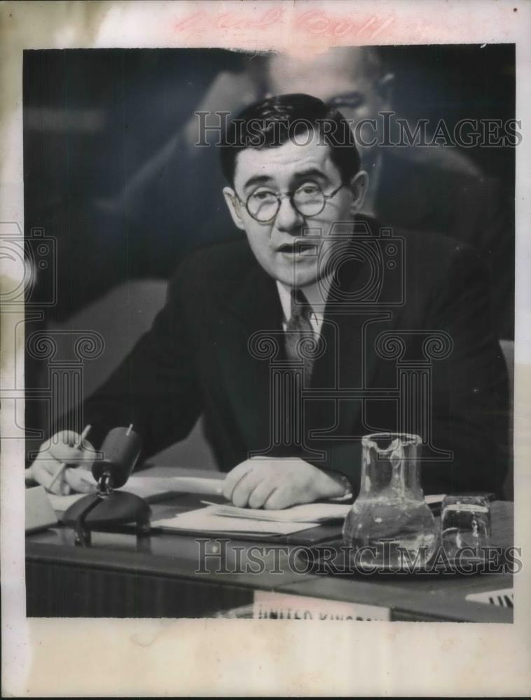 1947 Press Photo Soviet Delegate Andrei Gromyko before U. N. Security Council - Historic Images