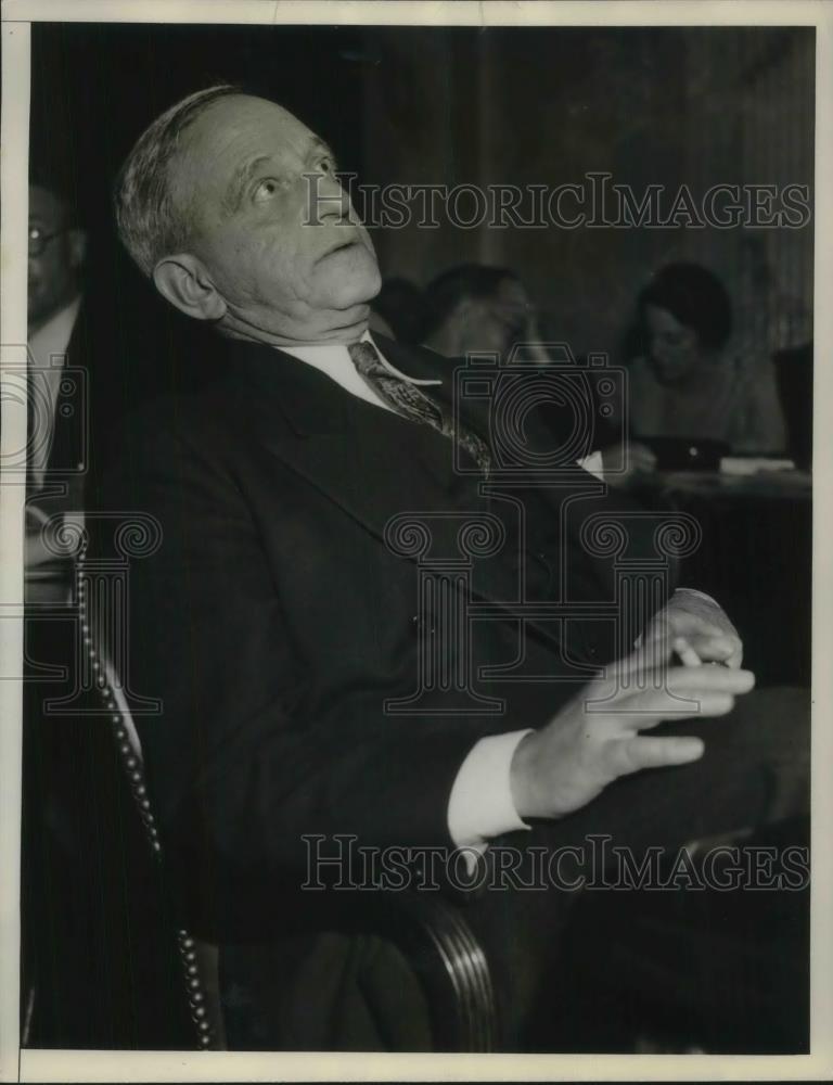 1934 Press Photo Edward T. Clark, Washington Attorney - Historic Images