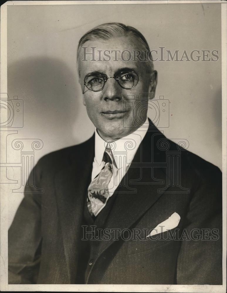 1929 Press Photo Prentiss Bailey, VP & publisher of Utica, NY Observer Dispatch - Historic Images
