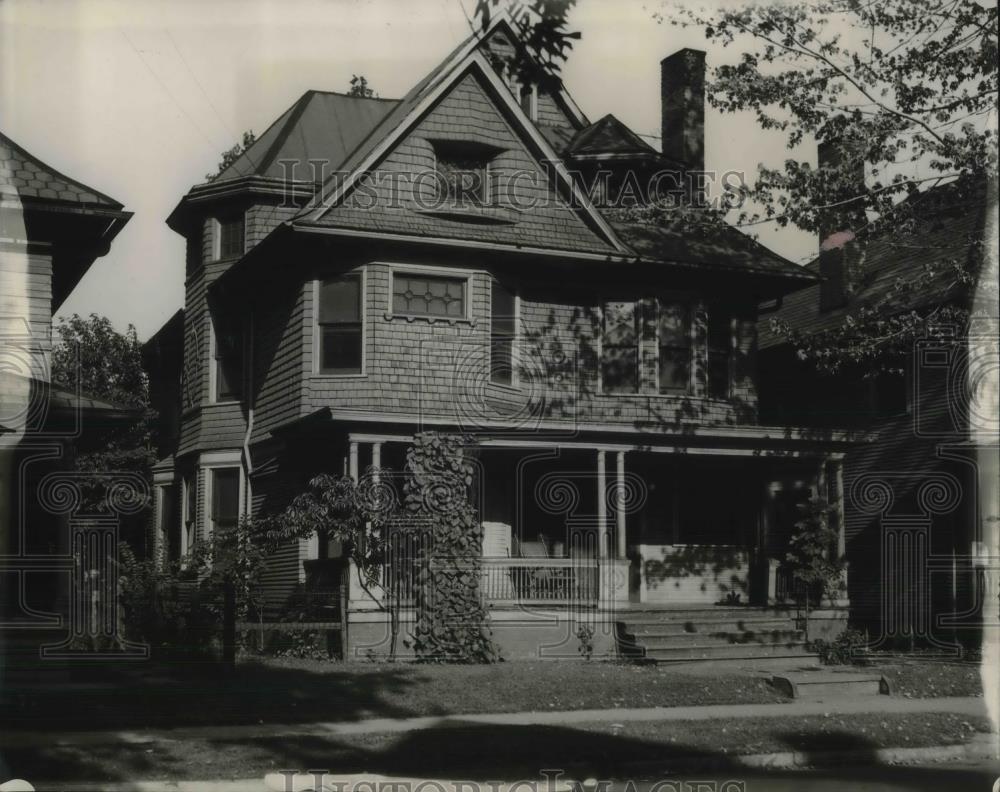 1934 Press Photo Musty Tucker Mansion - Historic Images