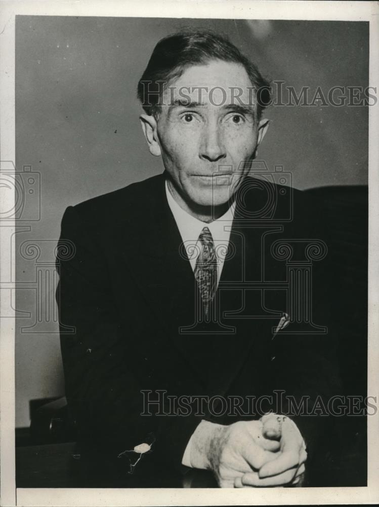 1932 Press Photo Jesse Carson at Trial of Suit Regain Lots of Mr WJ Bisson - Historic Images