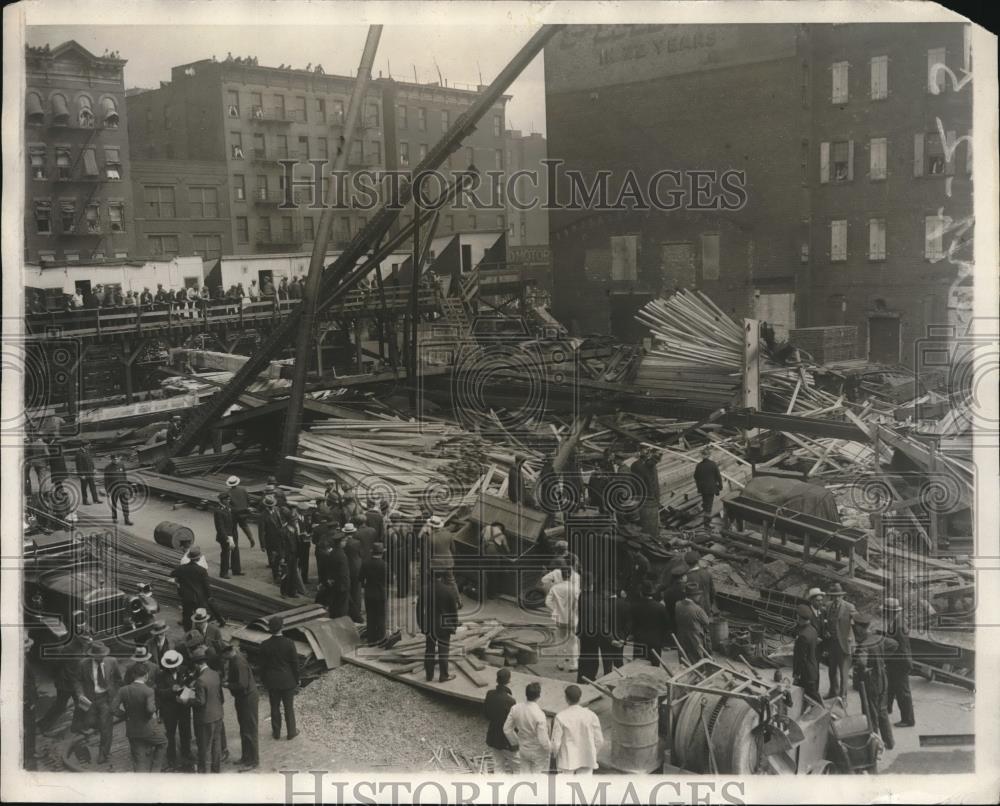 1930 Press Photo Building Disaster - nec08014 - Historic Images