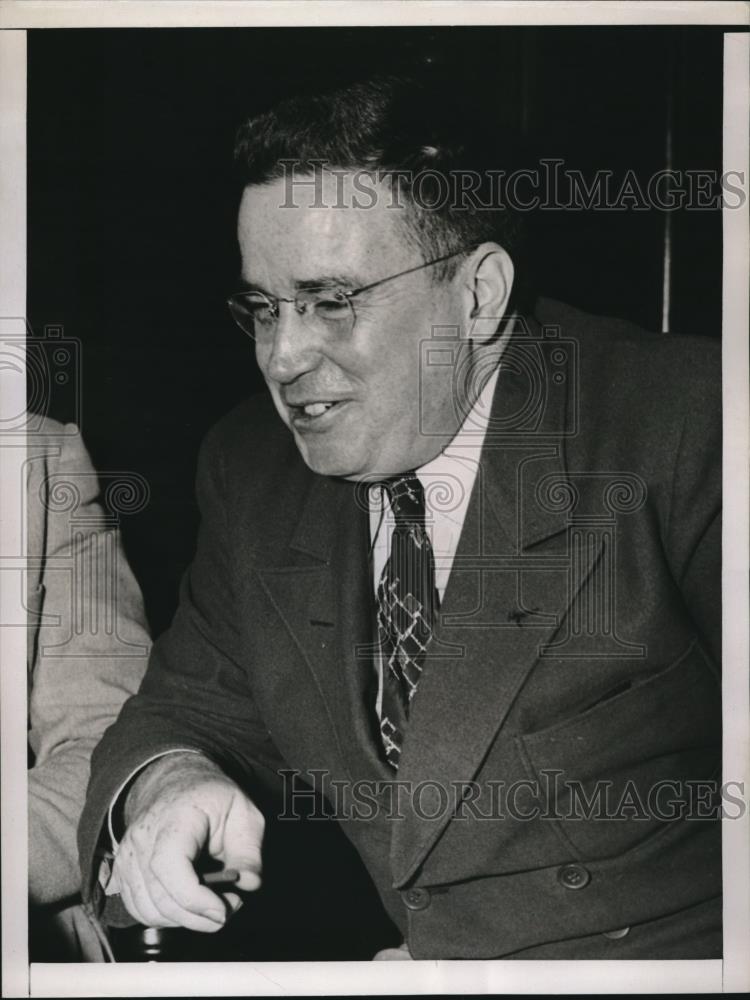 1938 Press Photo D.C. Edward Sullivan,Sr investigator Un Amer Activities hearing - Historic Images