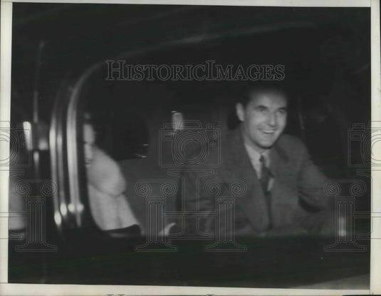 1937 Press Photo Allan Henry Hoover, son of former Pres weds M Coberly in LA - Historic Images