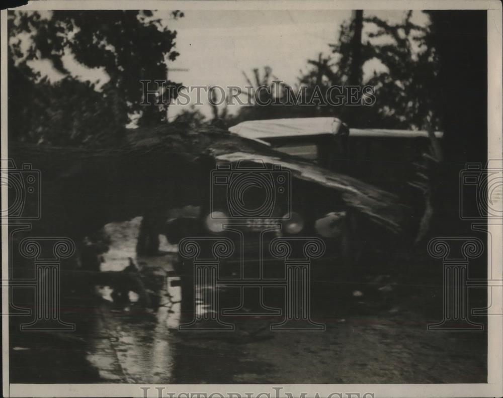 1924 Press Photo Scene from a horrific car accident - nec07032 - Historic Images