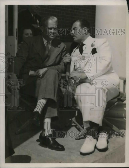1939 Press Photo NYC, Gov John W bricker of Ohio & Grover Whalen, World's Fair - Historic Images