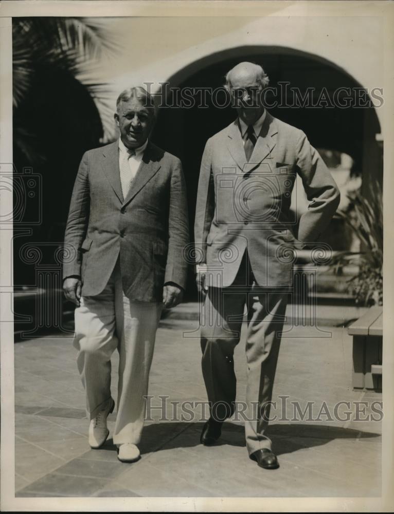 1935 Press Photo President Roosevelt s uncle F.A. Delano guest of honor - Historic Images