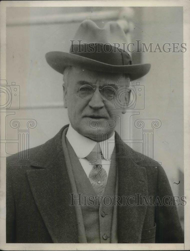 1929 Press Photo Dwight Morrow of JP Morgan Co. - nec06241 - Historic Images