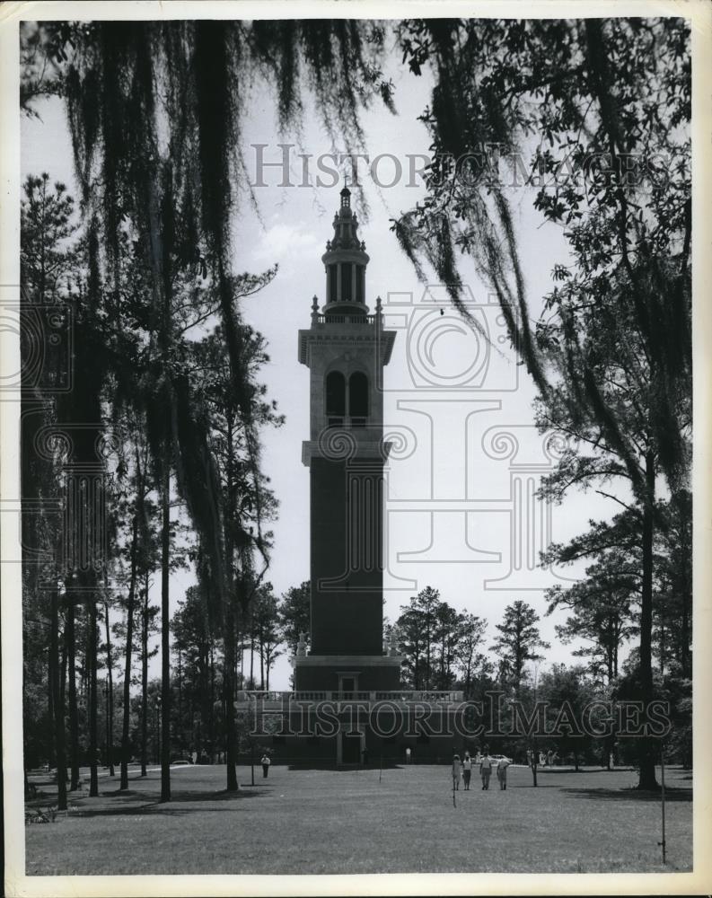 1960 Press Photo a tower on a well manicured lawn - nec08432 - Historic Images