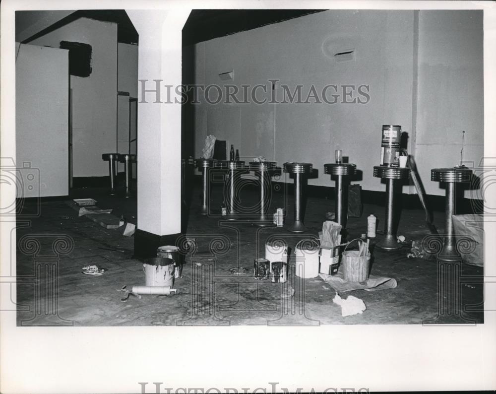 1968 Press Photo A vacant bar to be made cultural center in Cleveland, Ohio - Historic Images