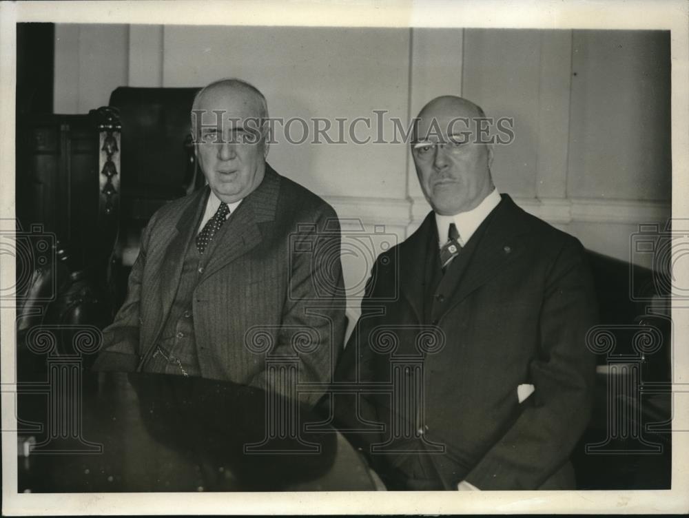 1931 Press Photo House ways & Mens Comm. E.D. Duffiield Prudential Co, HW George - Historic Images