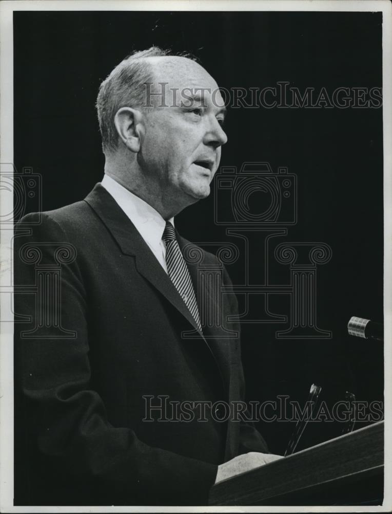 1961 Press Photo Dean Rusk Secretary of State - nec05165 - Historic Images