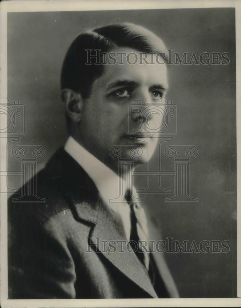 1929 Press Photo Col. Benjamin F. Castle, NY financier - nec07052 - Historic Images