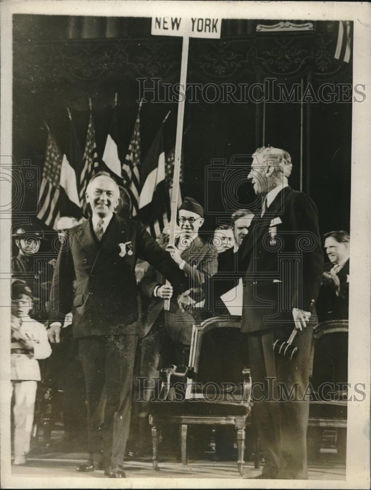 1930 Press Photo Edward Spafford, New Commander of the American Legion - Historic Images