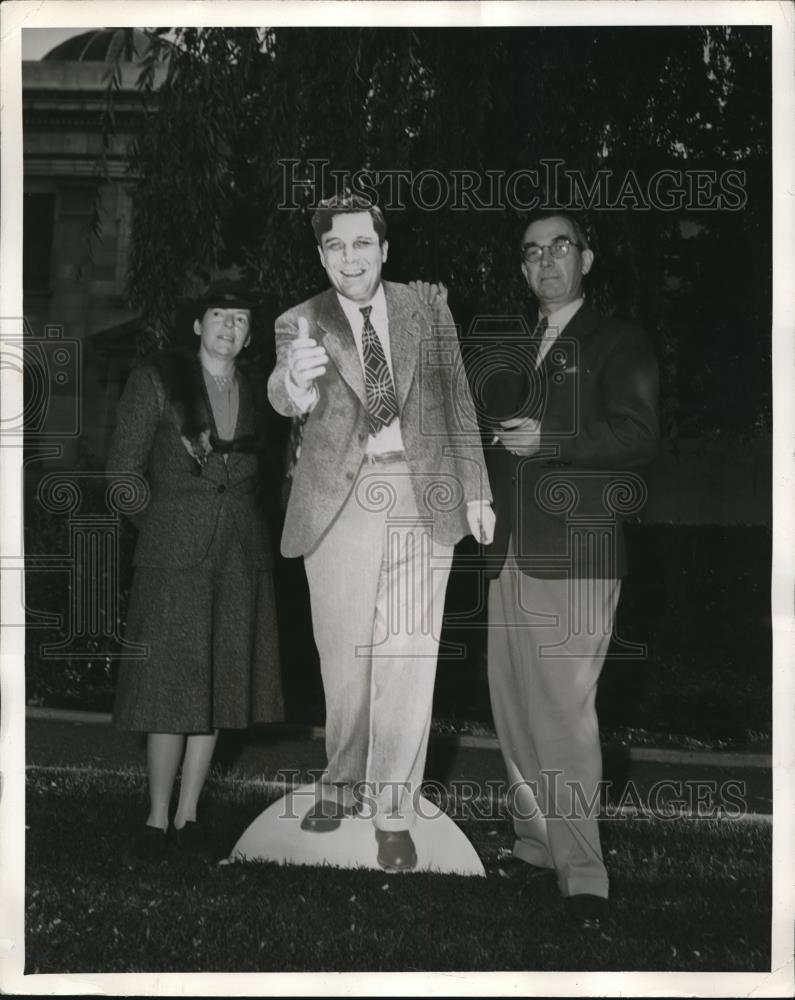 1940 Press Photo Faith Baldwin Hugh Wiley Endorse Wendell Willkie For President - Historic Images