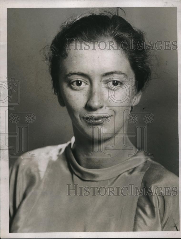 1934 Press Photo Mary McSweeney of Cleveland, Ohio - nec04616 - Historic Images