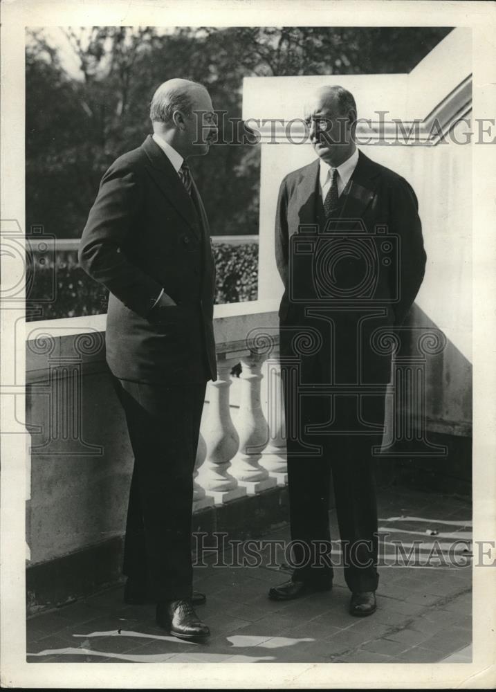 1935 Press Photo Theodore Mrriner Henry Sec of Treasury - nec05683 - Historic Images