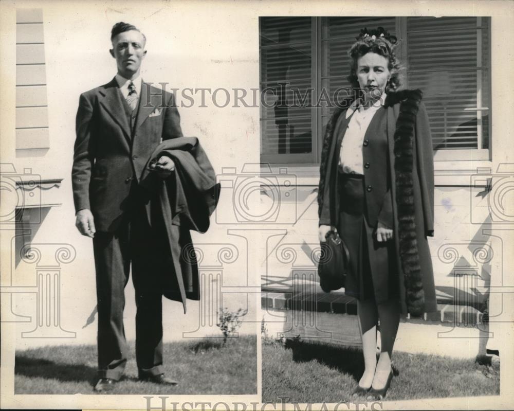 1946 Press Photo San Francisco, John Fultz &amp; wife missing on liner Yukon - Historic Images