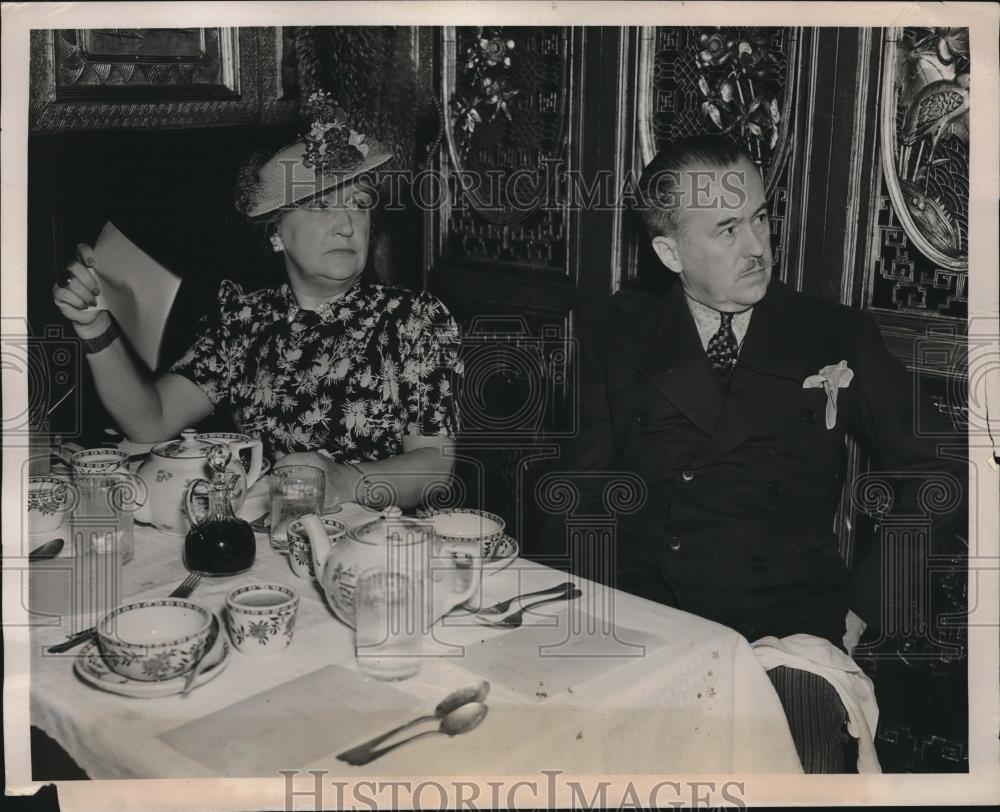 1938 Press Photo Roy Howard, Editor of New York World Telegram Aid War Victims - Historic Images