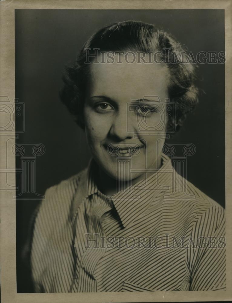 1934 Press Photo Gertrude Makrucki - Historic Images